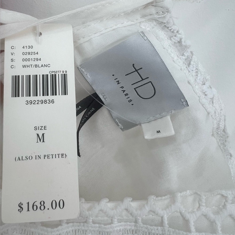 HD in Paris White Lace Eyelet Tiered Maxi Dress - Picture 6 of 6